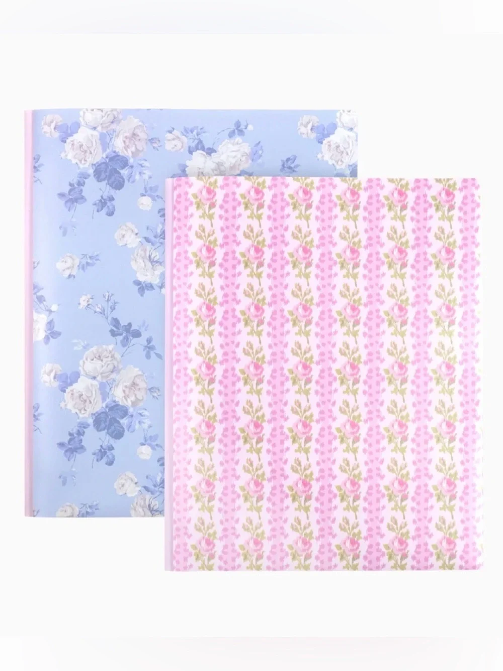 LoveShackFancy Everblooming Rosettes & Blooming Poly Prong Folder Set of 2 💐🌸🌼